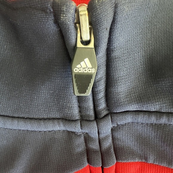 Washington Wizards Jacket Mens Large Blue Red NBA Basketball ClimaWarm Adidas - Picture 13 of 16